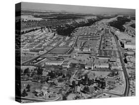 Aerial View of Los Alamos in 1955-null-Stretched Canvas