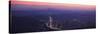 Aerial View of Los Angeles at Dusk, Glendale, California, USA-null-Stretched Canvas