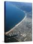 Aerial View of Los Angeles with Marina Del Rey Below, California, USA-Ethel Davies-Stretched Canvas