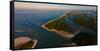 Aerial view of Lovers Key State Park, Florida, USA-null-Framed Stretched Canvas