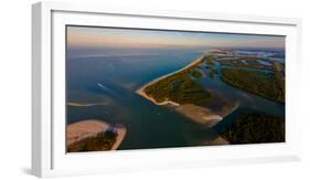 Aerial view of Lovers Key State Park, Florida, USA-null-Framed Photographic Print