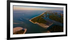 Aerial view of Lovers Key State Park, Florida, USA-null-Framed Photographic Print