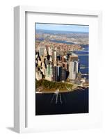 Aerial View of Lower Manhattan-Stefano Amantini-Framed Photographic Print