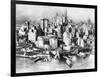 Aerial View of Lower New York, USA, 1926-null-Framed Giclee Print