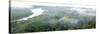 Aerial view of lowland Amazonia rainforest, Peru-Nick Garbutt-Stretched Canvas