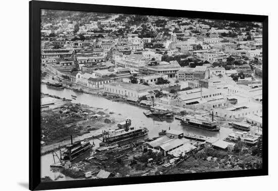 Aerial View of Magdalena River in Barranguilla-null-Framed Photographic Print