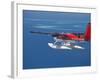 Aerial View of Maldivian Air Taxi Flying in the Maldives Archipelago, Indian Ocean-Papadopoulos Sakis-Framed Photographic Print