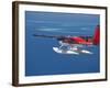 Aerial View of Maldivian Air Taxi Flying in the Maldives Archipelago, Indian Ocean-Papadopoulos Sakis-Framed Photographic Print