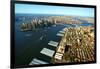 Aerial View of Manhattan and Brooklyn-Stefano Amantini-Framed Photographic Print