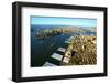 Aerial View of Manhattan and Brooklyn-Stefano Amantini-Framed Photographic Print