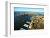 Aerial View of Manhattan and Brooklyn-Stefano Amantini-Framed Photographic Print