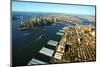 Aerial View of Manhattan and Brooklyn-Stefano Amantini-Mounted Photographic Print
