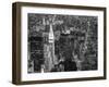 Aerial view of Manhattan, NYC-Michel Setboun-Framed Art Print