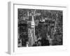 Aerial view of Manhattan, NYC-Michel Setboun-Framed Art Print