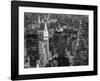 Aerial view of Manhattan, NYC-Michel Setboun-Framed Art Print