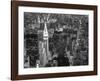 Aerial view of Manhattan, NYC-Michel Setboun-Framed Art Print