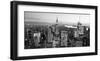 Aerial view of Manhattan, NYC-Vadim Ratsenskiy-Framed Art Print