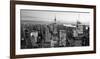 Aerial view of Manhattan, NYC-Vadim Ratsenskiy-Framed Art Print