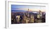 Aerial view of Manhattan, NYC-Vadim Ratsenskiy-Framed Art Print