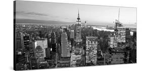 Aerial view of Manhattan, NYC-Vadim Ratsenskiy-Stretched Canvas