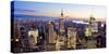 Aerial view of Manhattan, NYC-Vadim Ratsenskiy-Stretched Canvas