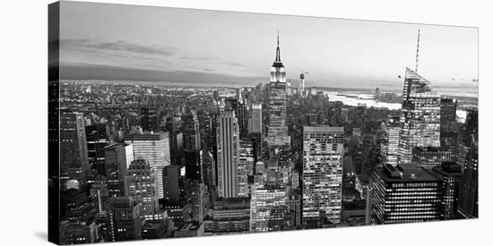 Aerial view of Manhattan, NYC-Vadim Ratsenskiy-Stretched Canvas