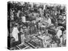 Aerial View of Manhattan-null-Stretched Canvas