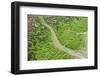 Aerial View of Marshes with Seaweed Exposed at Low Tide, Bahía De Cádiz Np, Andalusia, Spain-López-Framed Photographic Print