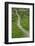 Aerial View of Marshes with Seaweed Exposed at Low Tide, Bahía De Cádiz Np, Andalusia, Spain-López-Framed Photographic Print