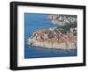 Aerial View of Medieval Walled City, Dubrovnik, Croatia-Lisa S. Engelbrecht-Framed Photographic Print