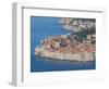 Aerial View of Medieval Walled City, Dubrovnik, Croatia-Lisa S. Engelbrecht-Framed Photographic Print