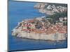 Aerial View of Medieval Walled City, Dubrovnik, Croatia-Lisa S. Engelbrecht-Mounted Photographic Print