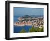 Aerial View of Medieval Walled City, Dubrovnik, Croatia-Lisa S. Engelbrecht-Framed Photographic Print