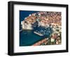 Aerial View of Medieval Walled City, Dubrovnik, Croatia-Lisa S. Engelbrecht-Framed Photographic Print