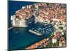 Aerial View of Medieval Walled City, Dubrovnik, Croatia-Lisa S. Engelbrecht-Mounted Photographic Print