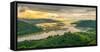 Aerial View of Mekong River and Forest, Thailand-Jakkreethampitakkull-Framed Stretched Canvas