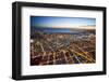 aerial view of Melbourne, cityscape and rooftops, Australia-John Gollings-Framed Photo