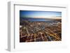 aerial view of Melbourne, cityscape and rooftops, Australia-John Gollings-Framed Photo