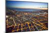aerial view of Melbourne, cityscape and rooftops, Australia-John Gollings-Mounted Photo