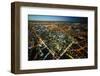 aerial view of Melbourne, cityscape and rooftops, Australia-John Gollings-Framed Photo