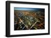 aerial view of Melbourne, cityscape and rooftops, Australia-John Gollings-Framed Photo