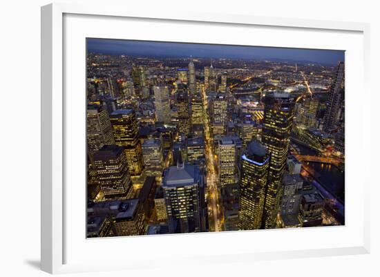 Aerial View of Melbourne-John Gollings-Framed Photographic Print