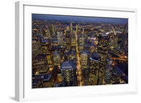 Aerial View of Melbourne-John Gollings-Framed Photographic Print