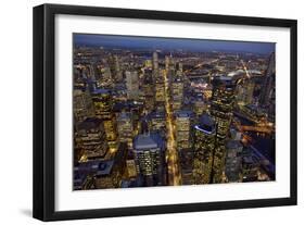 Aerial View of Melbourne-John Gollings-Framed Photographic Print