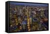 Aerial View of Melbourne-John Gollings-Framed Stretched Canvas