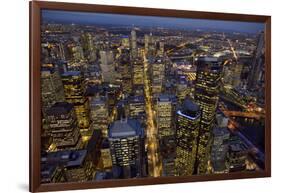Aerial View of Melbourne-John Gollings-Framed Photographic Print