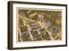 Aerial View of Mellon Institute, Pittsburgh, Pennsylvania-null-Framed Art Print