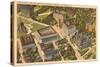 Aerial View of Mellon Institute, Pittsburgh, Pennsylvania-null-Stretched Canvas