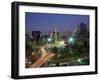 Aerial View of Mexico City at Night, Mexico-Peter Adams-Framed Photographic Print