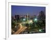 Aerial View of Mexico City at Night, Mexico-Peter Adams-Framed Photographic Print